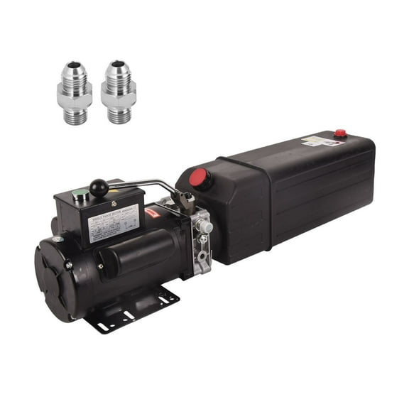 Hydraulic Pump 4 Gallon 220V, 2HP Electric Hydraulic Power Unit 2950PSI for Car Lift & Dump Trailers