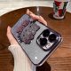 thumbnail image 4 of Funda de teléfono con incrustaciones de diamantes galvanizadas en polvo Flash, Hello Kitty, para iPhone 11, 12, 13, 14, 15 Pro Max, 4 of 4