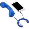 thumbnail image 3 of YTYKINOY Retro 0.138 in Teléfono Teléfono Celular Receptor Micrófono Micrófono Altavoz para iPhone iPad Teléfonos Móviles Teléfono Móvil Smartphone (Azul), 3 of 5