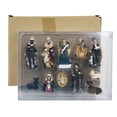 thumbnail image 2 of uhnmki Scene Desktop Ornament Manger Display with Figurines Stable Cottage for Holiday Tabletop, 2 of 5