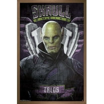 Marvel Cinematic Universe - Captain Marvel - Talos Wall Poster, 14.725" x 22.375", Framed