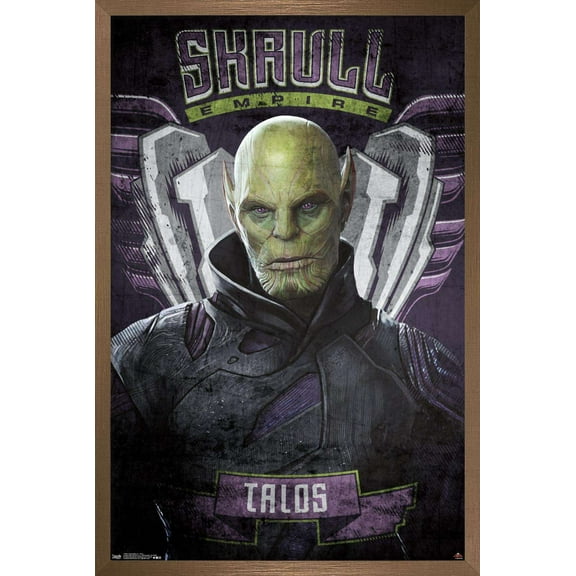 Marvel Cinematic Universe - Captain Marvel - Talos Wall Poster, 14.725" x 22.375", Framed