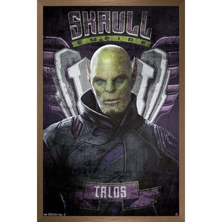 Marvel Cinematic Universe - Captain Marvel - Talos Wall Poster, 14.725" x 22.375", Framed