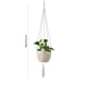 thumbnail image 5 of Inteprter Maceta colgante de ganchillo de yute Luz transmisible Degradable Perchas para plantas de ahorro de agua Cesta de ganchillo de yute 160g Type2 NO2, 5 of 6