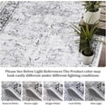 thumbnail image 6 of RONSHIN Area Rugs Washable Carpets 1150Gsm 350Gsm Velvet Pearl Velvet Washed Back Folding Printed Carpet-Persian-Mottled Fragrance Gray tone 10*13ft, 6 of 7