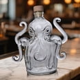 thumbnail image 3 of HuiXinOu Octopus Shaped Whiskey Glass Bottle, Novelty Cute Liquor Decanter, Home Bar Decor and Gift Idea for Adults, 3 of 7