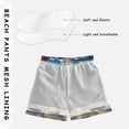 thumbnail image 5 of joogoo Boy Swim Trunks Motorcycle America Flag Bathing Beach Board Shorts 2T, 5 of 8