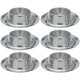 thumbnail image 1 of Juego de 6 hueveras de acero inoxidable, apilables, inoxidables, pulidas, adecuadas Sincero Hogar, 1 of 2