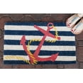 thumbnail image 4 of Entryways Nautical Anchor Handwoven Coconut Fiber Indoor Outdoor Doormat, 18'' x 30'', Multi Color, 4 of 7