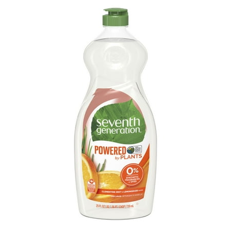UPC 732913227327 product image for Seventh Generation Dish Liquid Soap Clementine Zest & Lemongrass, 25 oz | upcitemdb.com