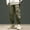 Army Green, variant on Riforla Men Fashion Sports Casual Pants Elastic Waist Straight Leg Loose Pants Black XXL