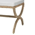thumbnail image 4 of bali & pari Maliyah Japandi Natural Seagrass Accent Bench, 4 of 6