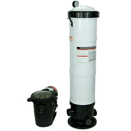 Rx Clear DE Element In-Ground Swimming Pool Filter System with 1 HP (Best Pool Filter System For Inground Pool)