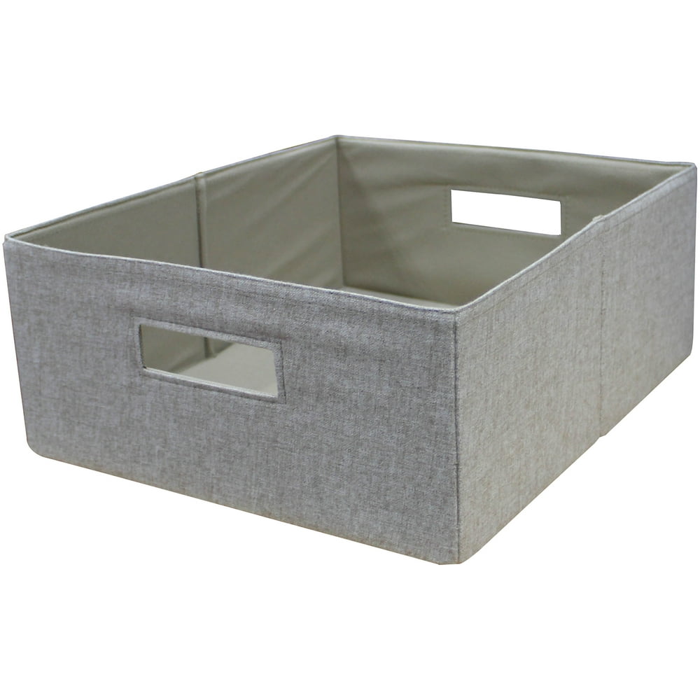 Better Homes & Gardens HalfSize Fabric Cube Storage Bin 1 Piece Tan