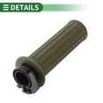 thumbnail image 6 of Unique Bargains 7/8" 22mm 15/16" 24mm Motorcycle Hand Grips Cover Kit Non Slip TPU Handlebar Hand Grips for Motorcycle Scooter Bicycle ATV Green 1 Set, 6 of 7
