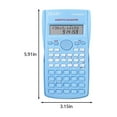 thumbnail image 4 of Nkmbld Desktop Calculators Science Calculator 12 Digits Dual Line Display Multifunctional Learning Science Function Calculator, Blue, 4 of 8