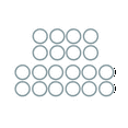 thumbnail image 2 of 20 Pack Blender Gasket Seals for and Osterizer Blender Models, Premium Blender O-Gasket Rubber, 2 of 8