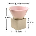 thumbnail image 3 of Tasse à Café Conique Vintage Japonaise en Poterie Rugueuse pour Réunions de Famille, 3 of 3