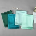 thumbnail image 5 of Luxury Pure Mulberry Silk Pillowcase 32 Momme Drape Collection Greens, 5 of 5