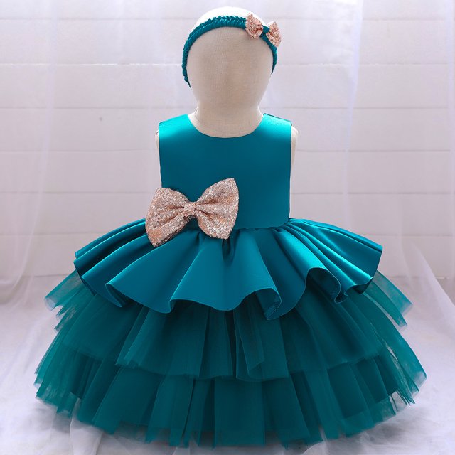Vestido de princesa para niños, vestido de malla abullonada, vestido para niñas, vestido de cumpleaños para niñas de flores