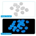 thumbnail image 4 of Uxcell 200Pack Glow Rocks 8-11mm Decoration Pebbles Luminous Stones Decor White, 4 of 6