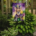 thumbnail image 2 of Chihuahua King of Mardi Gras Garden Flag 11.25 in x 15.5 in, 2 of 5