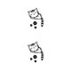 thumbnail image 3 of Bearachild Pegatinas de pared oscuras de amplia aplicación para efecto de decoración pegatinas de interruptor duraderas fáciles de encender 001 uno 2piezas, 3 of 6