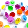 thumbnail image 5 of Snag-It Educational Matching Shape and Color Eggs Game, 12 Piece Shape Sorting Toy, 5 of 7