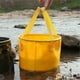thumbnail image 5 of Outdoor Portable Folding Bucket Portable Fishing Water Storage Container Camping Travel Portable Picnic Bucket Yellow B, 5 of 5
