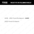 thumbnail image 2 of MAX Advanced Brakes - Brake Kit For 2018-2022 Ford EcoSport| Carbon Ceramic Brake Pad and Rotor Kit Front and Rear| Cross-Drilled Brake Rotors, 2 of 9