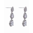thumbnail image 2 of Aretes Piñon Largos Arette Accesorios De Fiesta Con cristal Temporada, 2 of 4