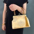 thumbnail image 5 of Nuevos bolsos de mano de bambú informales retro de color caramelo para mujer, bolso de mujer de estilo chino versátil, bolso de fiesta, 5 of 5