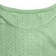 thumbnail image 2 of TaTaai Women's Casual Eyelet Blouse Round Neck Asymmetrical Hem 3/4 Sleeve Hollow Out Top Plus Size Loose Fit Solid Color Comfy Spring Summer Daily Wear Gift, 2 of 7