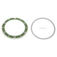 thumbnail image 2 of BEZEL + CERAMIC INSERT FOR ROLEX SUBMARINER ENGRAVED 16610 HULK KERMIT GREEN, 2 of 2