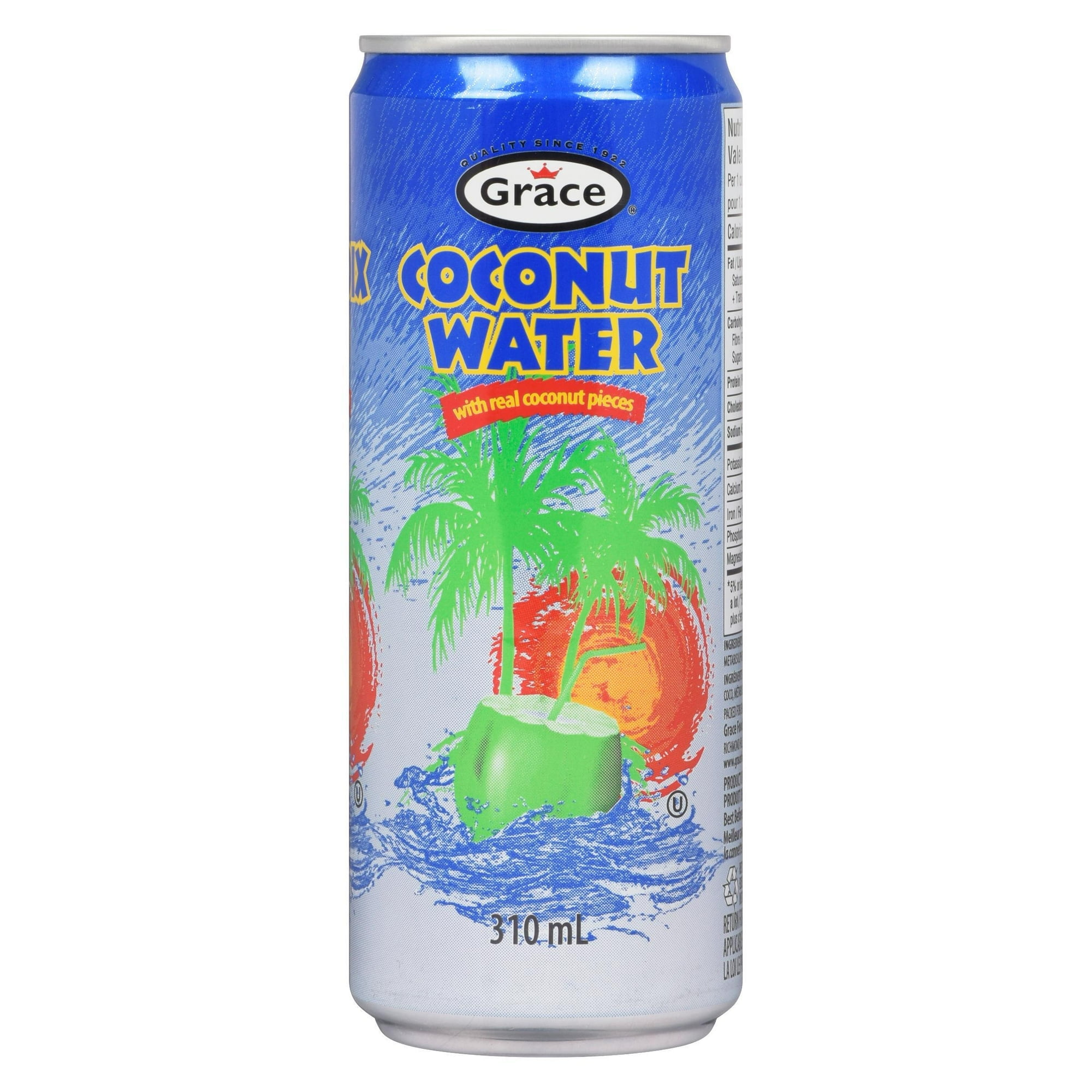 Grace Coconut Water with Pulp, 310 ml Can