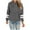 Gray, variant on Atogsazn Hoodies for Women Oversized Fleece Long Sleeve Sweatshirt Pullover Drawstring Tops with Pocket Black M