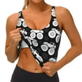 thumbnail image 3 of Uemuo Cool Car Pattern Women's Sports Bra - High Impact Support, Breathable, and Comfortable Athletic Bra for Running, Yoga, and Workouts, 3 of 9
