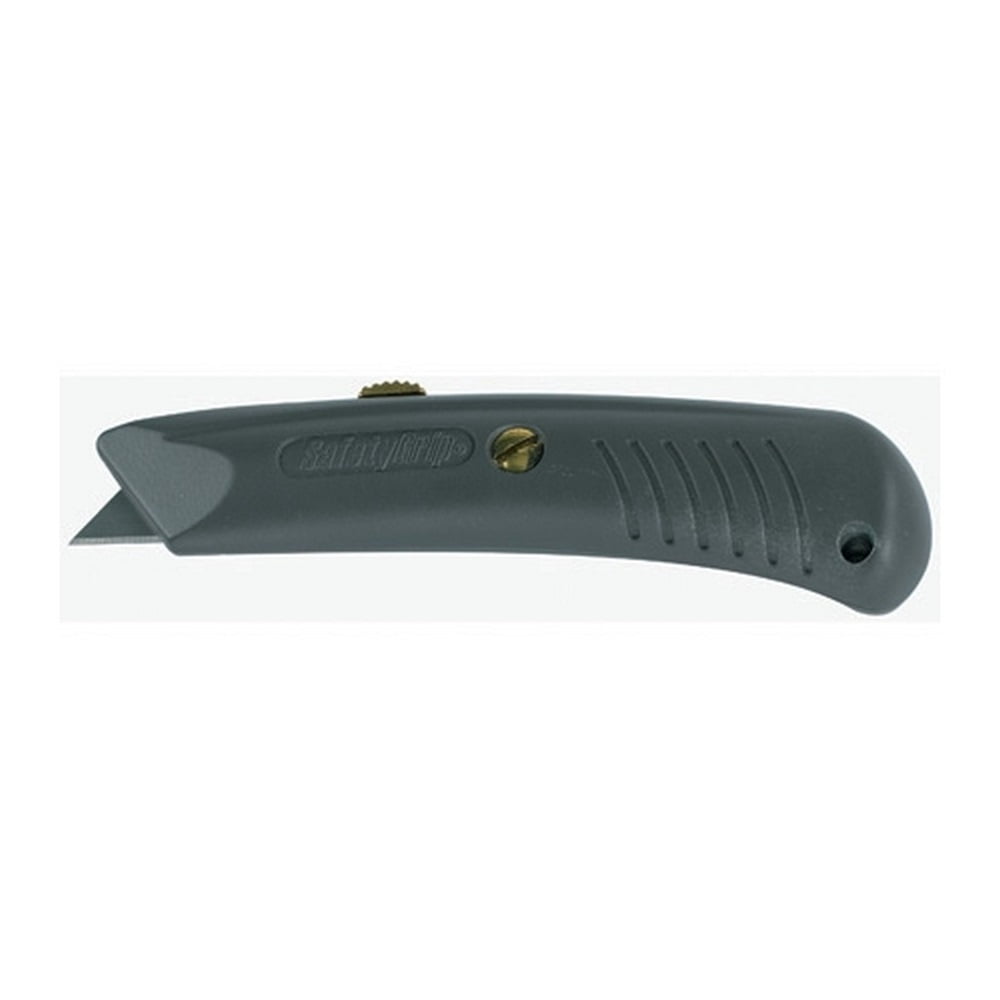 Box Partners Safety Grip Utility Knife Gray 10/Case KN114