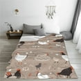 thumbnail image 5 of Sikiie Chicken Ultra-Soft Micro flannel Blanket Luxury All Seasons Warm Blanket for Bedding Sofa and Travel (4 sizes)-80"x60", 5 of 7