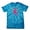 Blue Tie Dye, variant on Cancer Awareness Short Sleeve T-shirt Save A Rack Antlers Ribbon-Lightgrey-5Xl