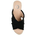 thumbnail image 5 of Journee Womens Shanni Wedge Heel Espadrille Sandals, 5 of 10