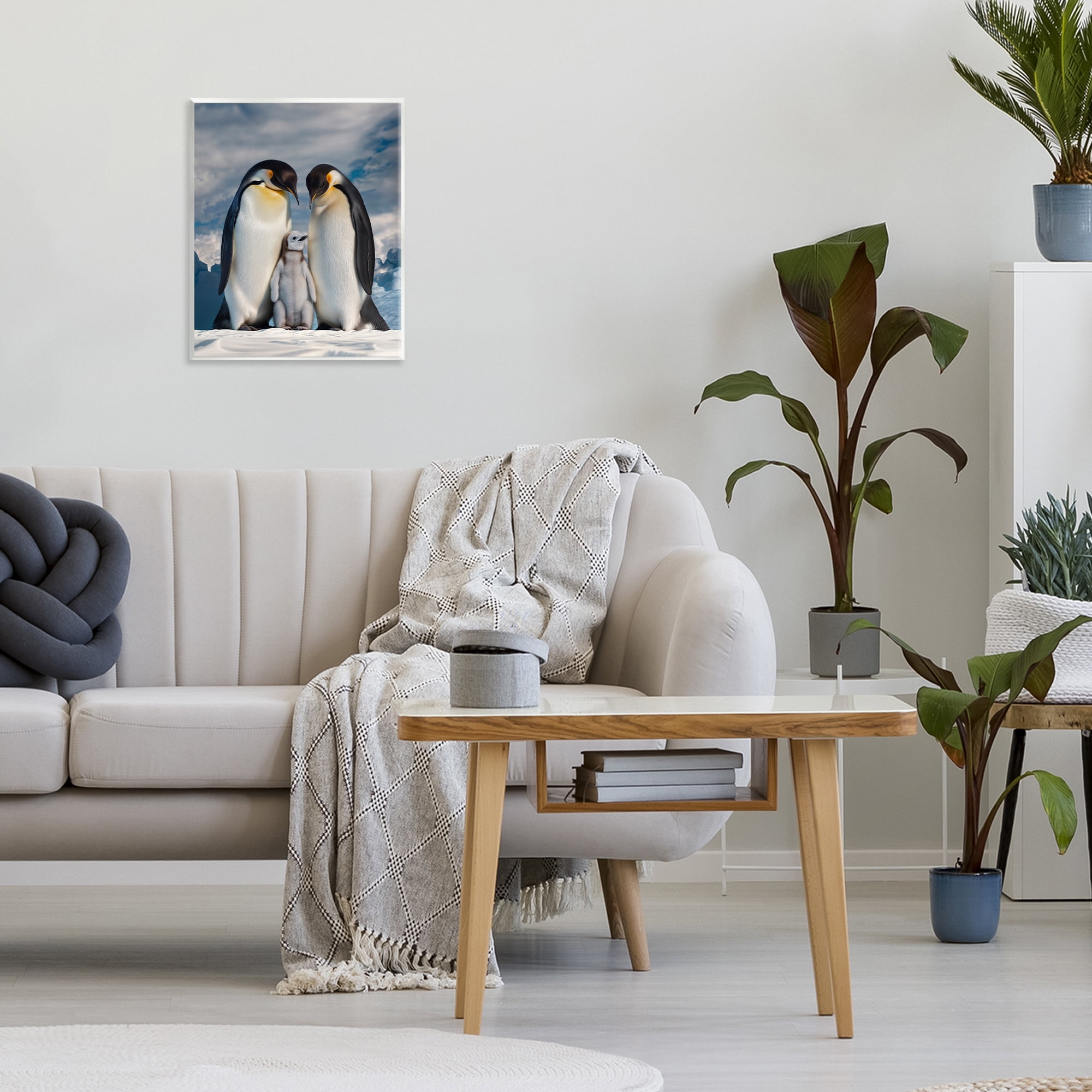 Stupell Industries Penguins In The Wild Wall Plaque Art, design by Scott Stulberg