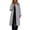 Gray, variant on Women's Long Trench Coats Collared Button Down Long Sleeve Casual Trendy Fall Winter Outerwear Jackets with Pockets