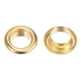 thumbnail image 4 of 200 Set Round Grommets 8mm Dia Metal Eyelets with Washers for Scrapbooking Shoes Clothes Leather Canvas, Gold Tone, 4 of 6