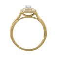 thumbnail image 2 of 1/2 Carat T.W. (I2 clarity, H-I color) Brilliance Fine Jewelry Emerald cut Diamond Engagement Ring in 10kt Yellow Gold, Size 9, 2 of 5