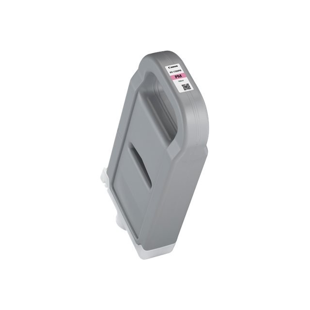 Canon PFI-1700 700ml Photo Magenta Pigment Ink Tank compatible with imagePROGRAF PRO-2000, PRO-4000, PRO-4000S, and PRO-6000S large-format inkjet printers. Made of durable plastic with an engraved resin code for local recycling and energy recovery. Ideal for professional printing applications.