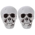 thumbnail image 4 of Halloween Themed 2Pcs Scull Shaped Props Ghost House Decor Scared Design Perfect For Children Birthday Parties 9 x 10 x 13.5 cm, 4 of 5