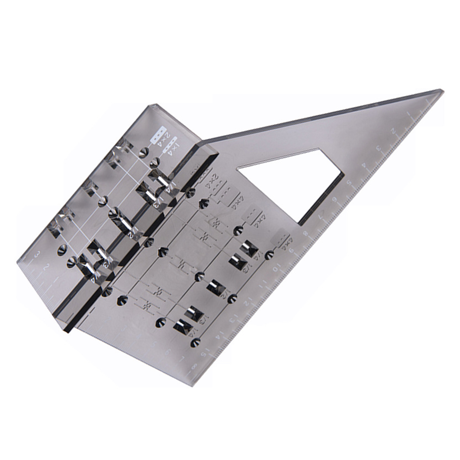 Measuring Tools multi purpose angle ruler 45 ° 90 ° cross line ruler