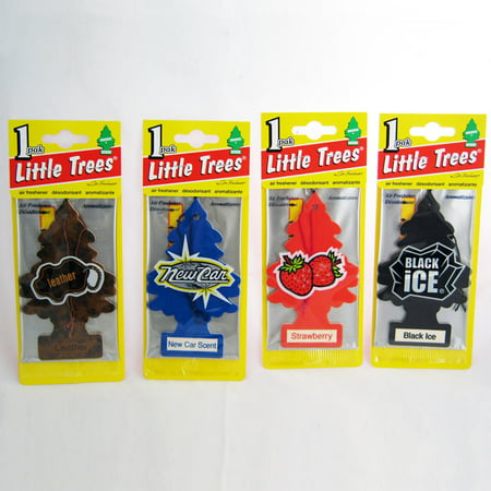 24 Pc Little Trees Car Scent Home Air Freshener Hanging Office Assorted