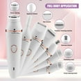 thumbnail image 6 of HaoXun SOLIMPIA 7-in-1 Women's Hair Removal Device - Facial & Body Epilator with 7 Interchangeable Heads, Waterproof Design, Pain-Free Technology for Smooth Skin Care, 6 of 9